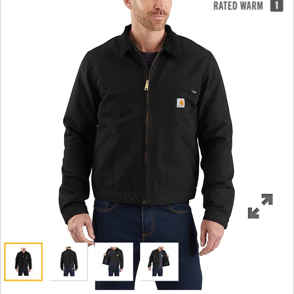 Carharrt men’s duck blanket lined jacket